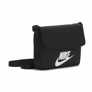 【NIKE 耐吉】斜背包 NSW Revel Shoulder Bag 小包 外出 輕便 百搭 方包 背帶可調 黑 白(CW9300-010)