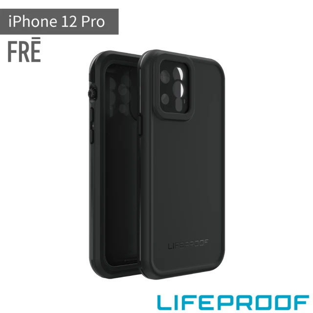 【LifeProof】iPhone 12 Pro 6.1吋 FRE 全方位防水/雪/震/泥 保護殼(黑)