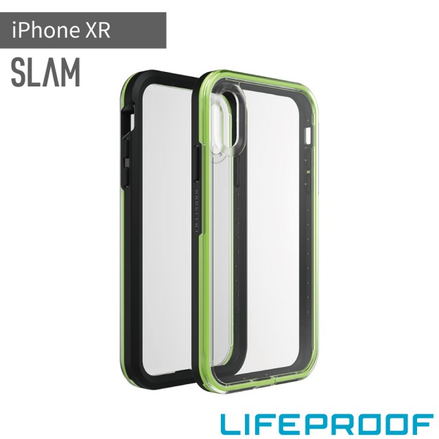 【LifeProof】iPhone XR 6.1吋 SLAM 防摔保護殼(黑/綠)