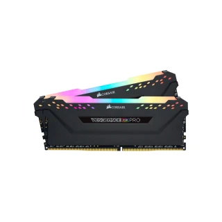 【CORSAIR 海盜船】VENGEANCE RGB PRO 32GB DDR4 DRAM 3200MHz C16記憶體套件-黑