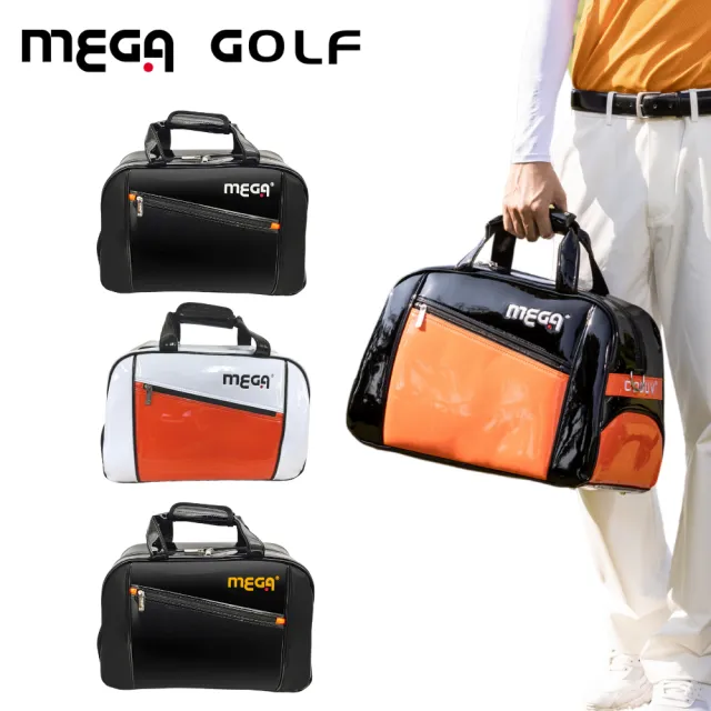 【MEGA GOLF】水晶亮面衣物袋 高爾夫球包 旅行外袋 運動衣物袋(鞋包男女衣物袋 高爾夫球衣物袋)