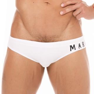 【MARCUSE】Mar2013-Envys男仕三角泳褲/白色