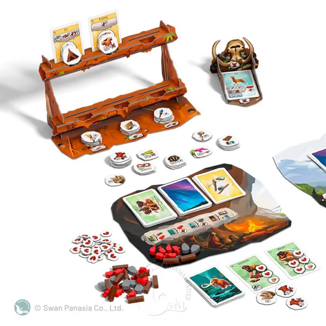 【新天鵝堡桌遊】石器時代2.0史前部落 Stone Age 2.0 Paleo(全家一起來)