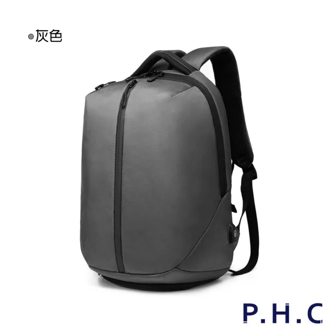 【PHC】運動旅行防潑水多隔層雙肩後背包(現+預  藍色 / 灰色 / 黑色 / 迷彩色)