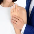 【PROMESSA】V&A博物館系列 此情不渝 鉑金情侶結婚戒指(女戒)