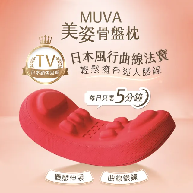 【台隆手創館】MUVA美姿骨盤/骨盆枕/坐墊-SA8ER12