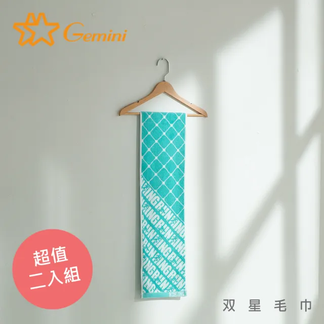 【Gemini 雙星】官方直營 樂跑無極限運動毛巾(獨家超值二入組)
