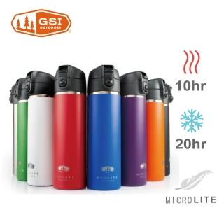 【美國GSI】輕量單手不鏽鋼保溫杯-0.5L彈蓋(保溫瓶)