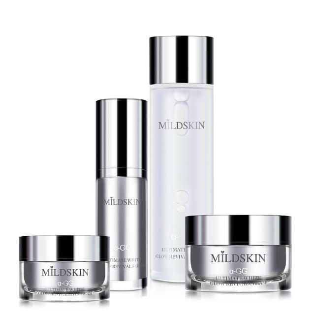 【MILDSKIN 麥德絲肌】激光活萃淨白系列-4件套組(晶露/精華/眼霜/乳霜)