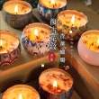 【CS22】造型鐵盒豆蠟乾燥花香氛蠟燭(禮盒裝四入組)