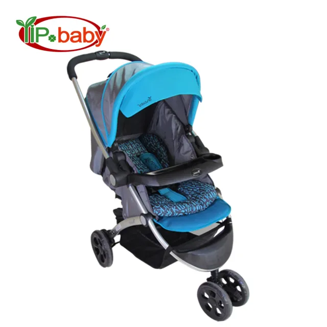 【YIP baby】歐式雙向三輪嬰兒手推車/推車/嬰兒車(行進中 手把可換向)