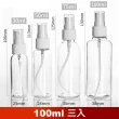 【Dagebeno荷生活】PET材質透明小噴瓶 防疫酒精消毒水分裝瓶(100ml三瓶)