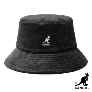 【KANGOL】CORD 燈芯絨漁夫帽(黑色)