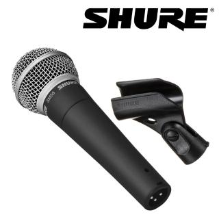 【SHURE】全方位手持麥克風 動圈式人聲麥克風 有開關／SM58S(麥克風 動圈式 MIC 直播 演唱 街頭藝人 播客)