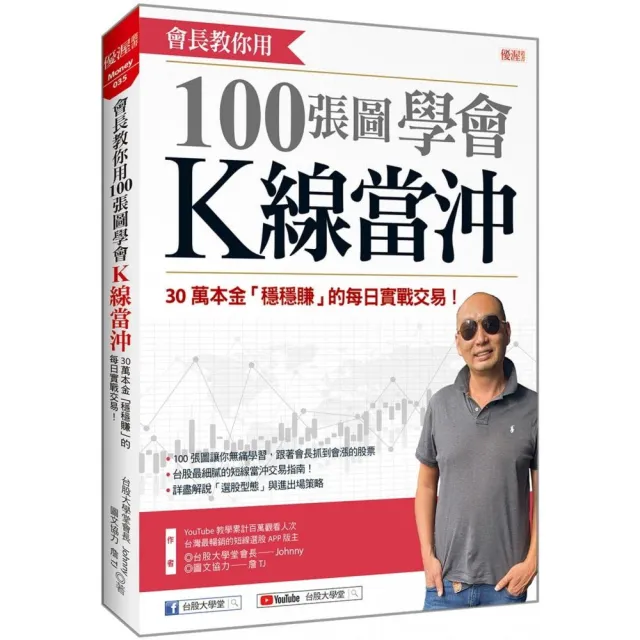 會長教你用100張圖學會K線當沖：30萬本金「穩穩賺」的每日實戰交易 | 拾書所