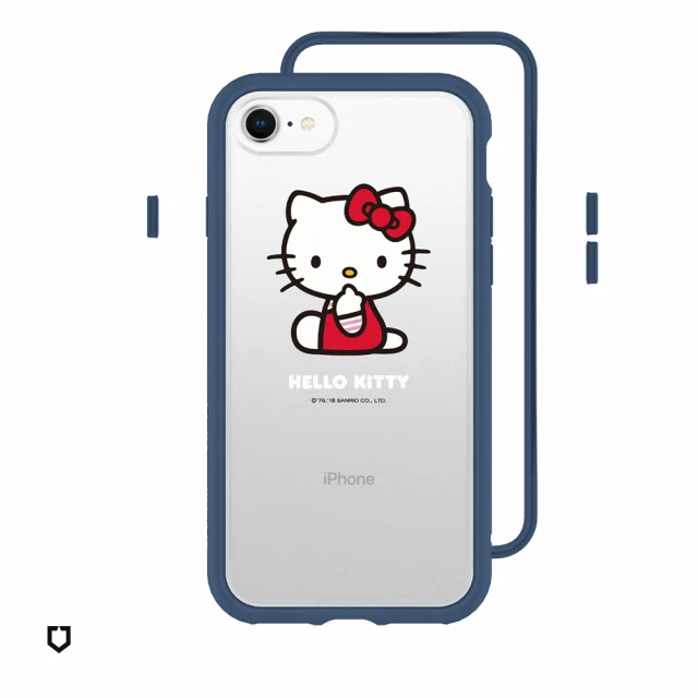 RHINOSHIELD 犀牛盾 iPhone SE第3代/SE第2代/8/7 Mod NX邊框背蓋手機殼/Shh… 套組(Hello Kitty手機殼)