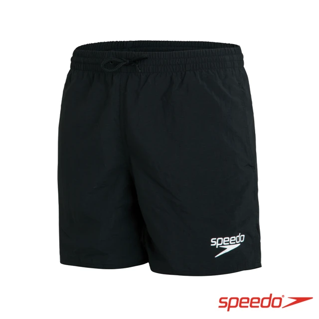 【SPEEDO】男人休閒海灘褲 Essentials 16吋(黑)