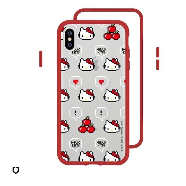 【RHINOSHIELD 犀牛盾】iPhone X Mod NX邊框背蓋手機殼/Retro Hello Kitty(Hello Kitty手機殼)