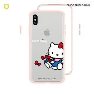 【RHINOSHIELD 犀牛盾】iPhone X Mod NX邊框背蓋手機殼/Shopping day 套組(Hello Kitty手機殼)
