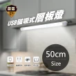 【JP嚴選-捷仕特】50公分 USB磁吸式層板燈
