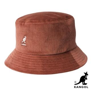 【KANGOL】CORD 燈芯絨漁夫帽(棕橘色)