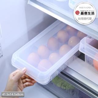 【韓國昌信生活】INTRAY冰箱雞蛋收納扁盒(14格)