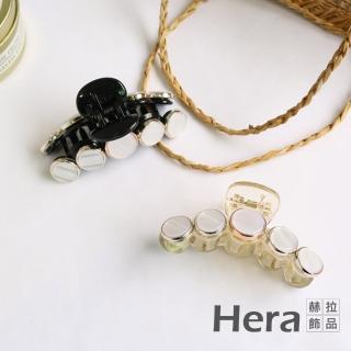 【HERA 赫拉】ll現貨ll珠光貝殼髮夾抓夾髮飾-大款2入組#H100414E(髮飾 抓夾)