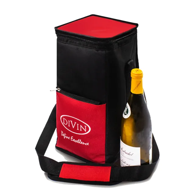 【DIVIN】鋁箔內裡葡萄酒保冷提袋 4瓶裝x2入+2瓶裝x2入組合包
