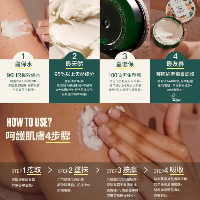 【THE BODY SHOP 美體小舖】粉紅葡萄柚活力身體滋養霜(200ML/身體乳/身體保養)