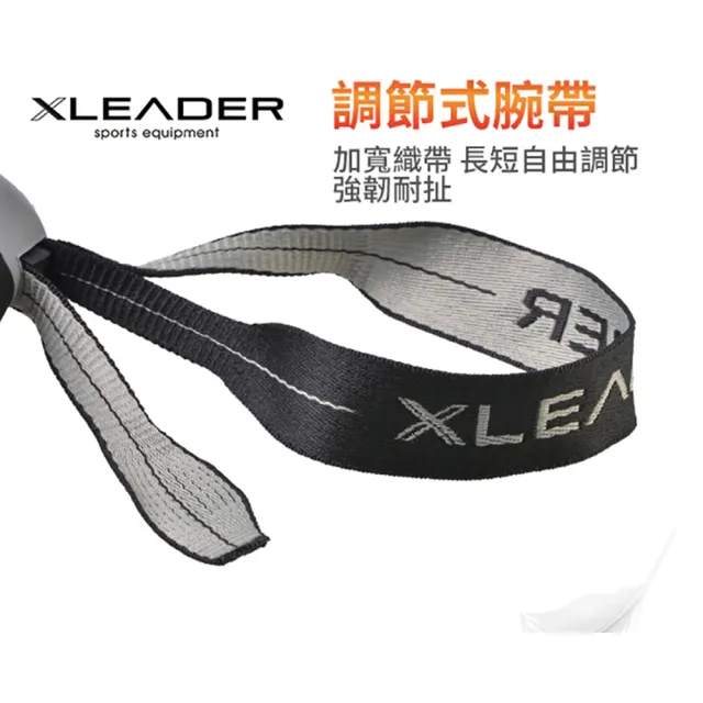 【Leader X】Hiking輕量登山杖 7075鋁合金外鎖快扣三節杖 附杖尖阻泥板 2入組