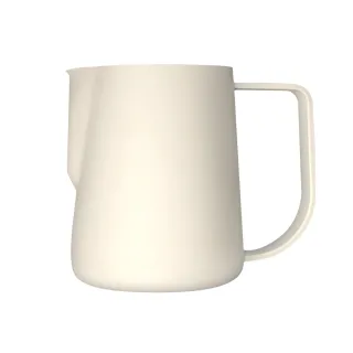 【Minos】不鏽鋼拉花鋼杯 白色款300ml(兩種規格 多種顏色 高度質感)