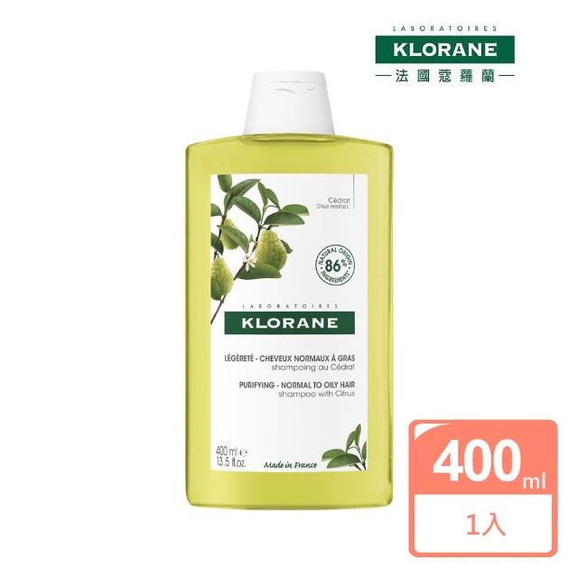 【KLORANE 蔻蘿蘭】淨透輕盈洗髮精400ml