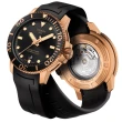 【TISSOT 天梭】Seastar 1000 海洋之星300米陶瓷錶潛水錶 送行動電源(T1204073705101)