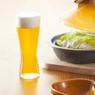 【ADERIA】日本強化薄口啤酒杯 415ml 3入組/DB-6771(啤酒杯)