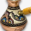 【SOLO 歐洲家居】手工銅雕釉彩俄式咖啡壺520ML