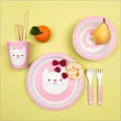 【Rex LONDON】兒童餐具2件 貓咪(湯匙 叉子 餐刀)