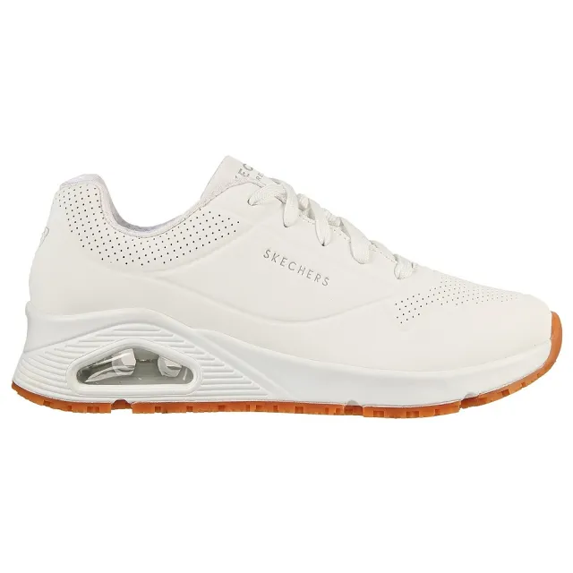 【SKECHERS】女 工作鞋系列 UNO SR(108021WHT)