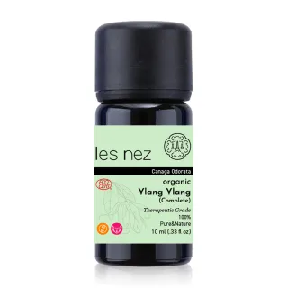 【Les nez 香鼻子】天然單方有機認證 完全依蘭純精油 10ML(天然芳療等級)
