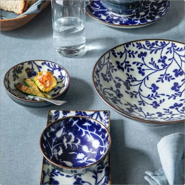 【Tokyo Design】荷蘭 和風餐碗 藤藍12.5cm / 飯碗 湯碗