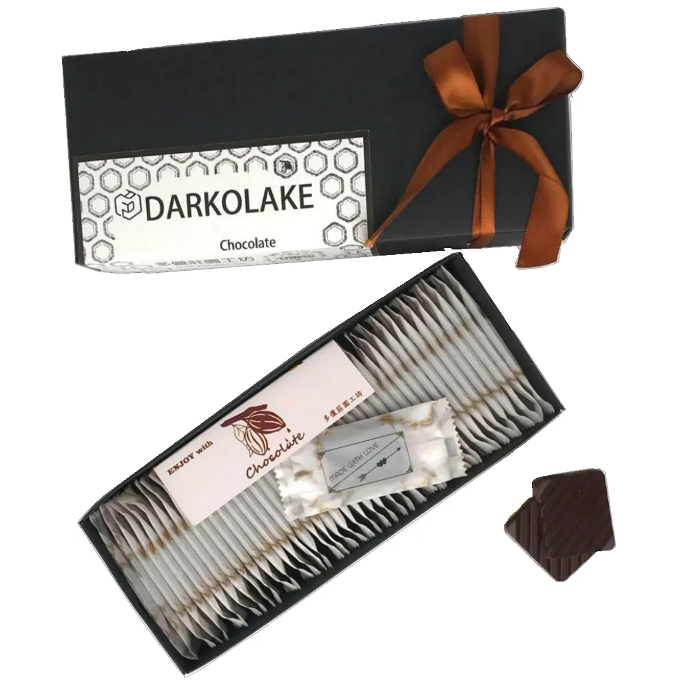 【多儂莊園工坊】75% 黑巧克力 10包 150片(純可可脂 微甜  Darkolake)_母親節禮物
