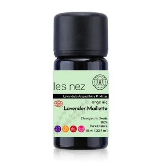 【Les nez 香鼻子】天然單方有機認證 美拉真正薰衣草純精油 10ML(天然芳療等級)
