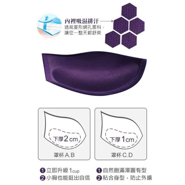 【Daima 黛瑪】現貨出清 W鋼圈A-D歐系奢華低脊心透肌性感蕾絲內衣(紫色)