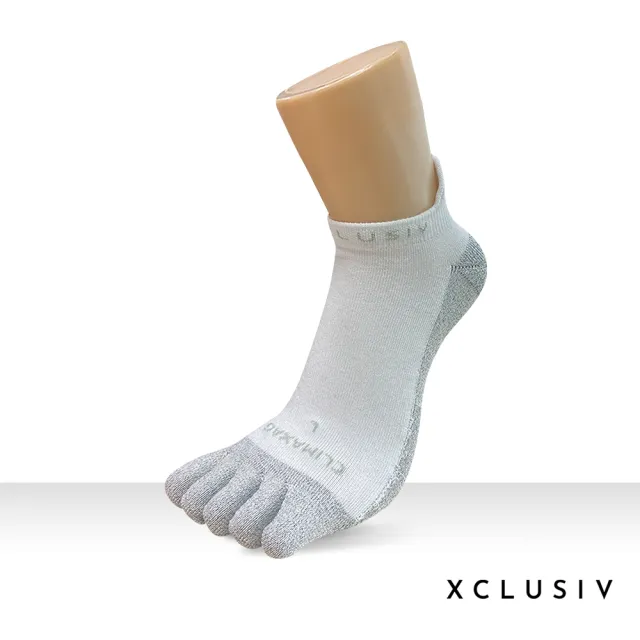 【XCLUSIV】3雙組-銀纖維健康照護五趾船型襪(銀纖維太空科技商品、永久抑菌消臭)