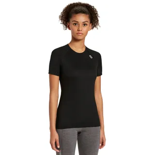【Rewoolution】女ALI 190g短袖T恤 (黑色) WC502(羊毛衣 T恤 登山必備 吸濕排汗)