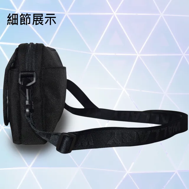 【WALLABY】袋鼠牌 MIT台灣製造 斜背包 外出包 手機包 貼身包 肩背包 側背包 HSK-2133BK