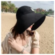 【HaNA 梨花】夏日女神不怕曬大沿遮陽帽．防紫外線遮臉帽