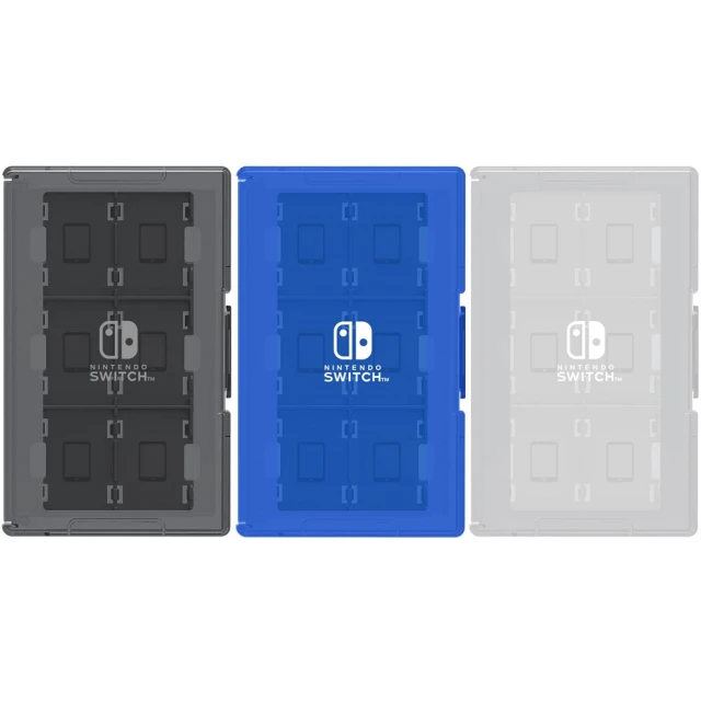 【HORI】HORI 卡匣收納盒12+2 for Switch&Lite《副廠》(NSW-021黑色 NSW-022藍色 NSW-024白色)