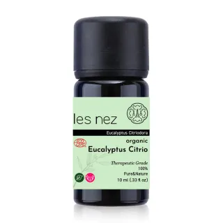 【Les nez 香鼻子】天然單方有機認證 檸檬尤加利純精油 10ML(天然芳療等級)