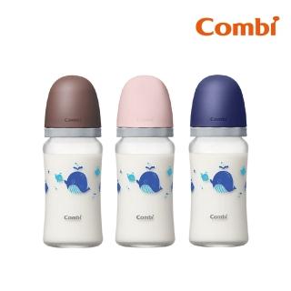 【Combi官方直營】真實含乳寬口玻璃奶瓶240ml