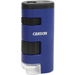 【CARSON 卡薾紳】LED口袋型顯微鏡 20x-60x / 實驗觀察 微距放大
